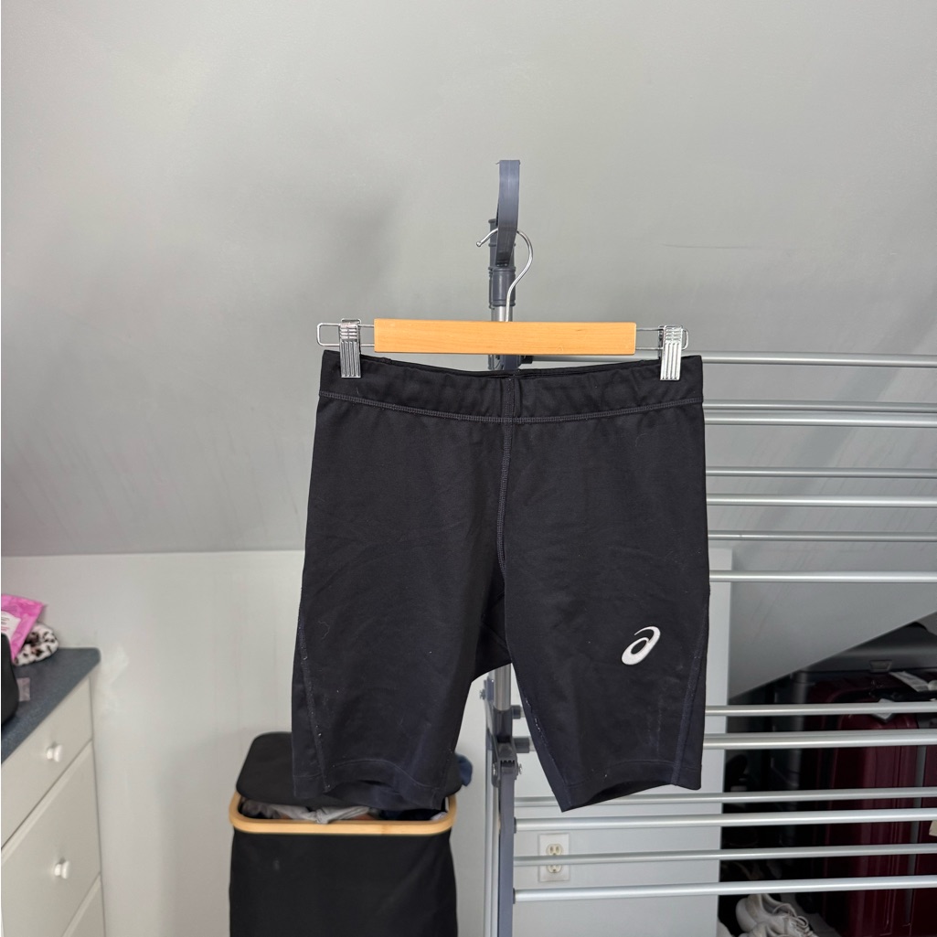 Asics Black Athletic Compression Shorts
